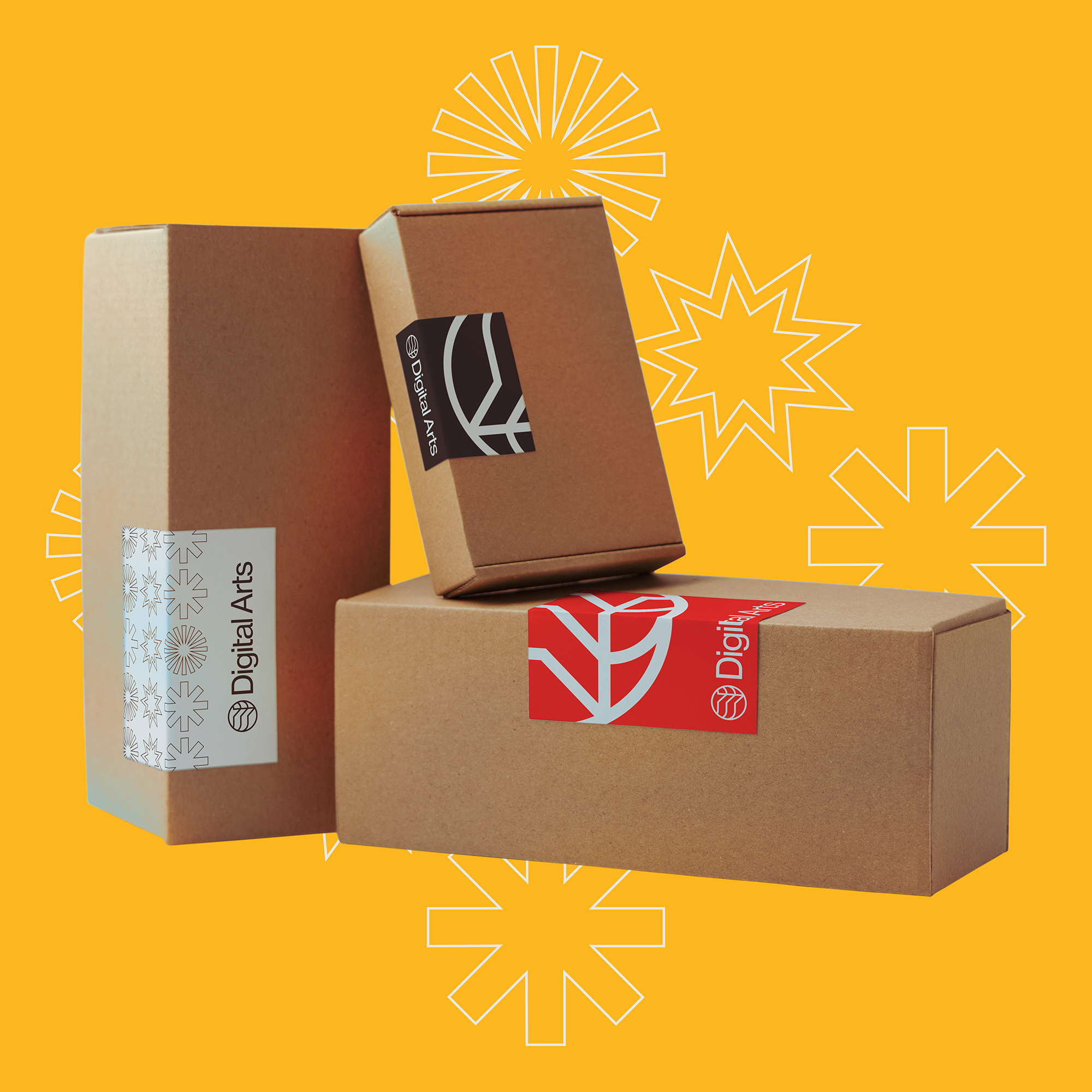 Stickers promocionales de 5 x5 cm